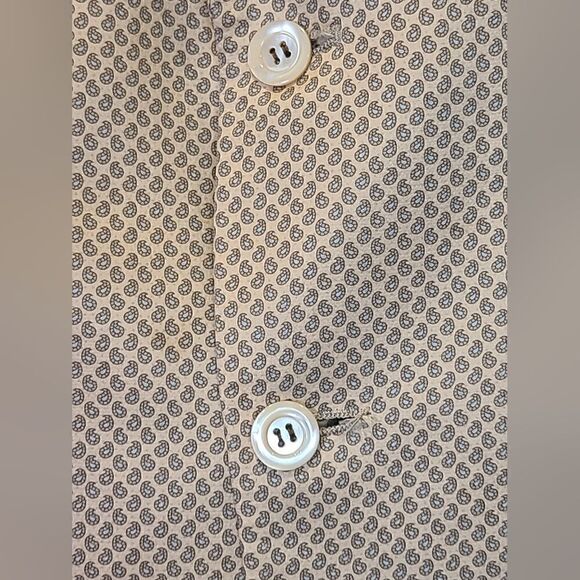 Vintage Union Made I.Magnin 70s All-over Paisley 100% Silk Sport Coat | 42 Long - Picture 3 of 10